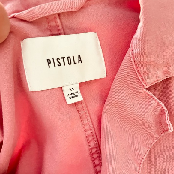 Pistola Grover Washed Pink Utility Jumpsuit - Picture 8 of 11
